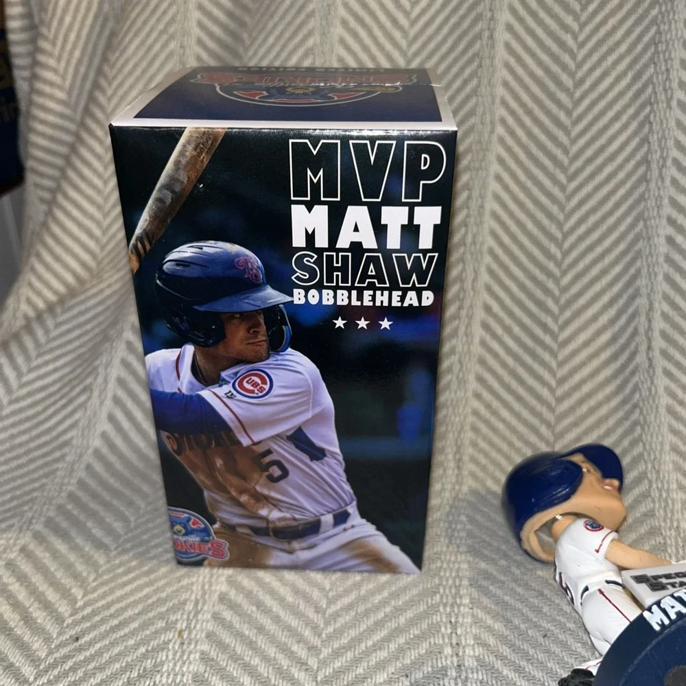 Matt Shaw MVP Smokies Bobblehead 6/1/25‎ Limited Edition NIB